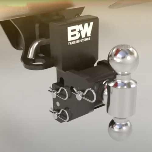 Tow & Stow Adjustable Ball Mount | B&W Trailer Hitches